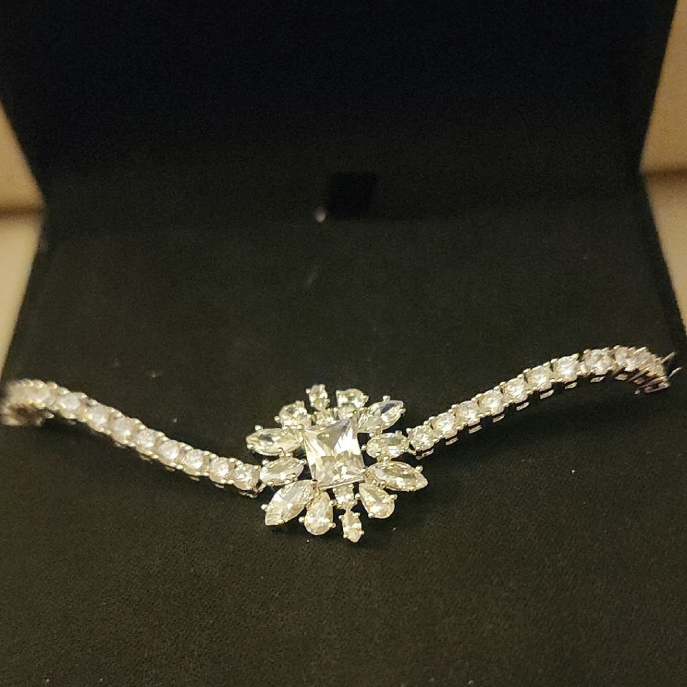 Badgley Mischka Rhinestone Bracelet